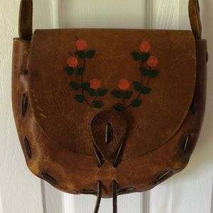Vintage leather purse